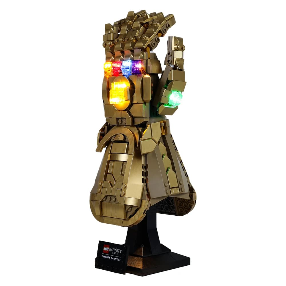 Kit d'éclairage LED pour gantelet 76191, ensemble de jouets de bricolage, blocs de construction non inclus, Kit d'éclairage uniquement