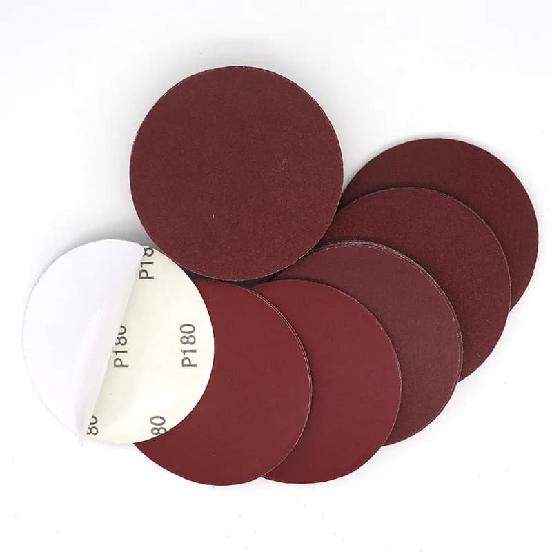 Feuilles de ponçage PSA auto-adhésives, papier abrasif 6 pouces 150 mm, disque de ponçage à sec, grains de 60 à 2000 pour ponçage et polissage, 5/10 pièces
