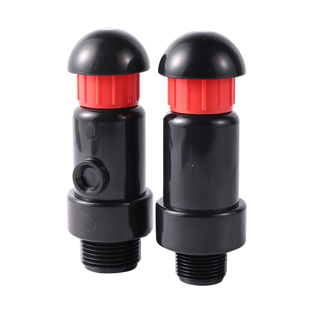 Vannes d'admission et d'échappement automatiques 1", 3/4 ", vannes en plastique, accessoires d'irrigation, raccords de tuyaux d'arrosage agricole, Joint de tuyau