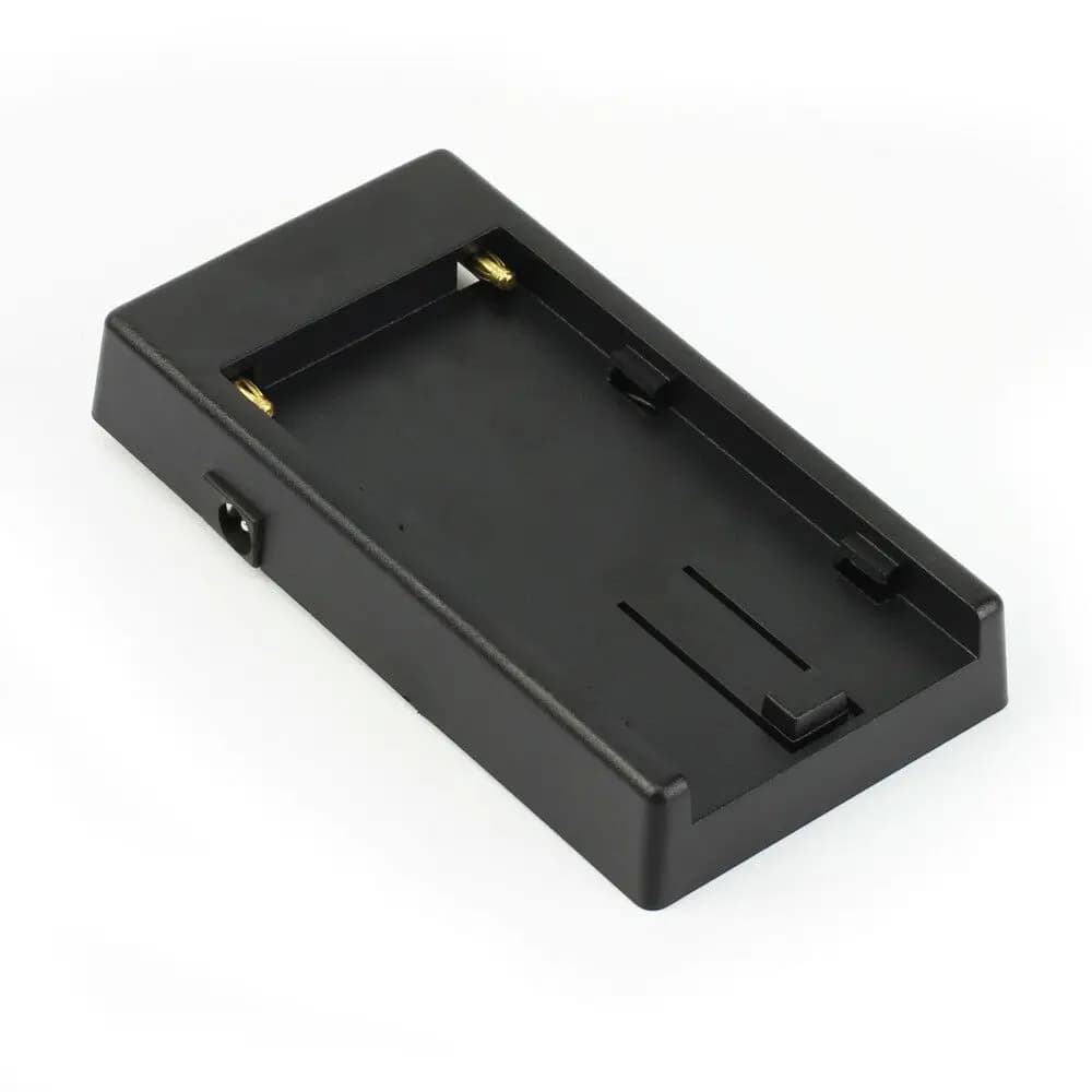 NP-F970 F550 Alimentation Batterie Plaque Adaptateur De Montage FR Film Caméra Pack GimRhDIY Banque Chargeur Berceau Moniteur Lumière LED