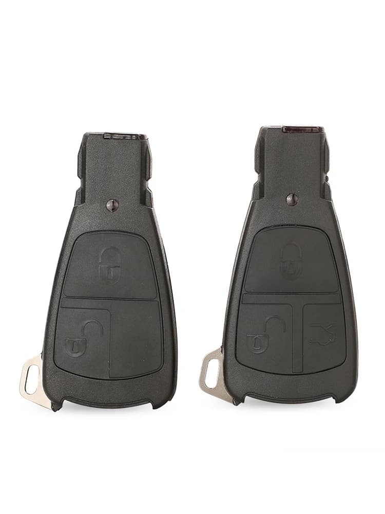 Jingyuqin – coque de clé télécommande intelligente avec lame, 2/3 boutons, pour Benz Mercedes C180 1998 – 2004 W202