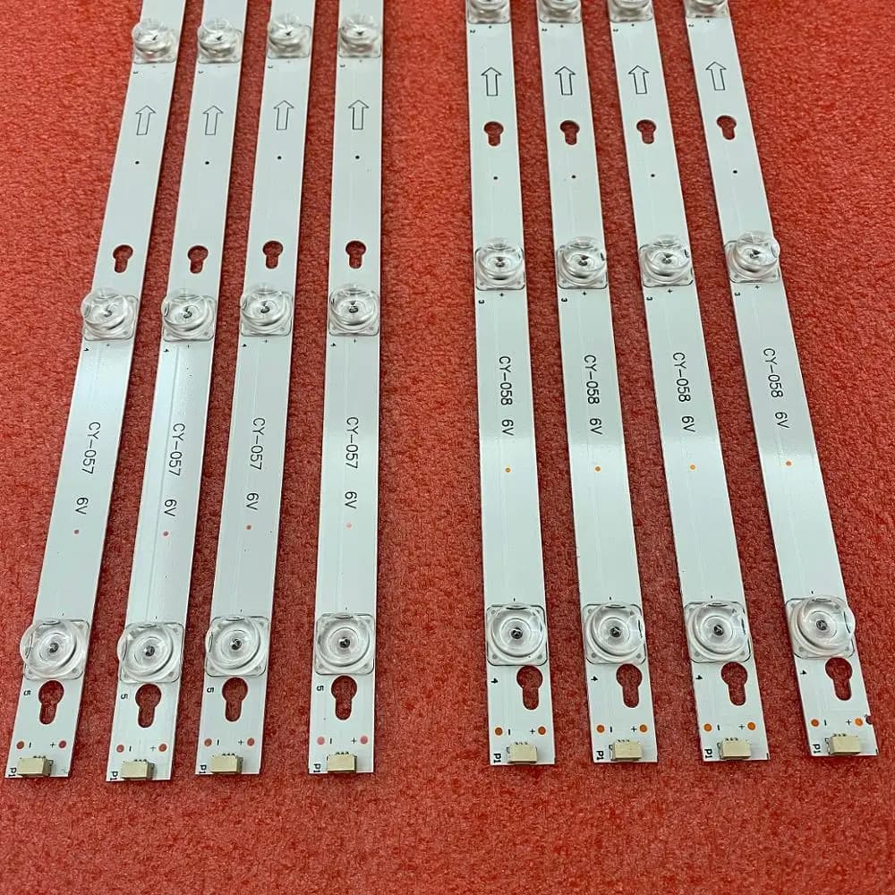 Bande LED pour Thomson U55C7006X1 TCL 55P2US 55S62I 55S401 55S403 4C-LB5504-HR 55UC6306 LED55D2900 U55P6006 GIC55LB125 GIC55LB124