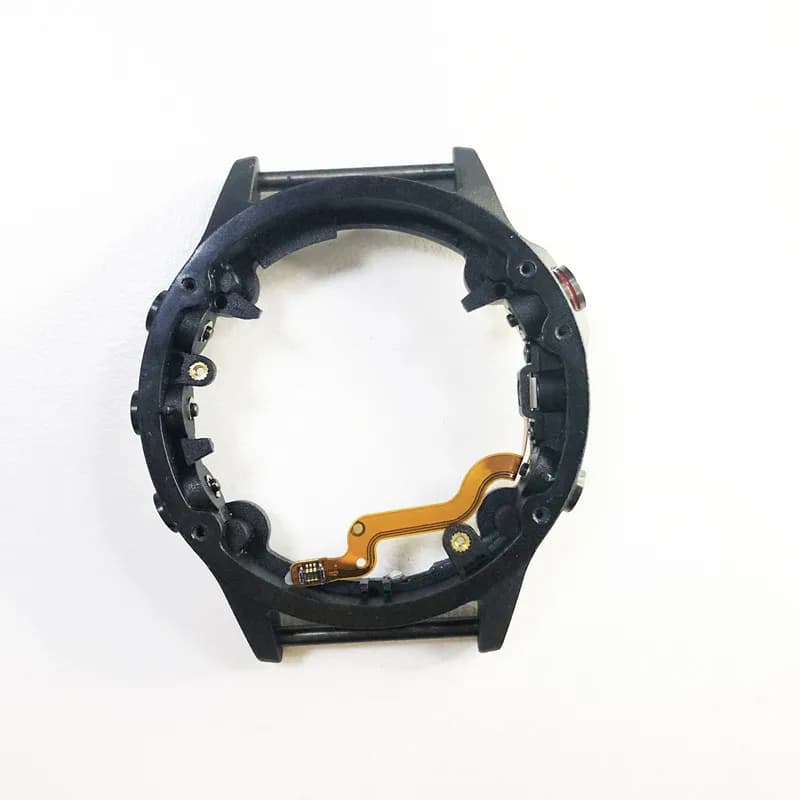 Cadre central sans joint en caoutchouc étanche pour Garmin Fenix 5, cadre arrière avec boutons, pièce de rechange pour montre connectée sportive