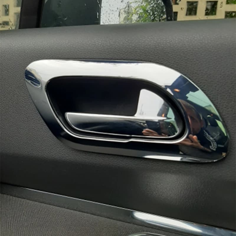 FOAL BUR05.ABS-Autocollant de Garniture de Cadre de Poignée de Porte Intérieure de Voiture, pour KIT 3008 2009 -2015, Accessoires de Style