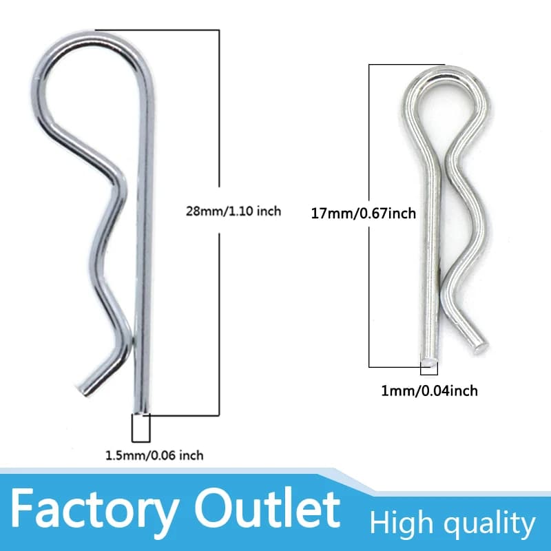1/8 1/10 1/14 1/18 Clips de carrosserie broches plier post RC pièces de voiture camion Buggy coque pour 1:14 rc voiture WLtoys 144001 12428 A959 A979