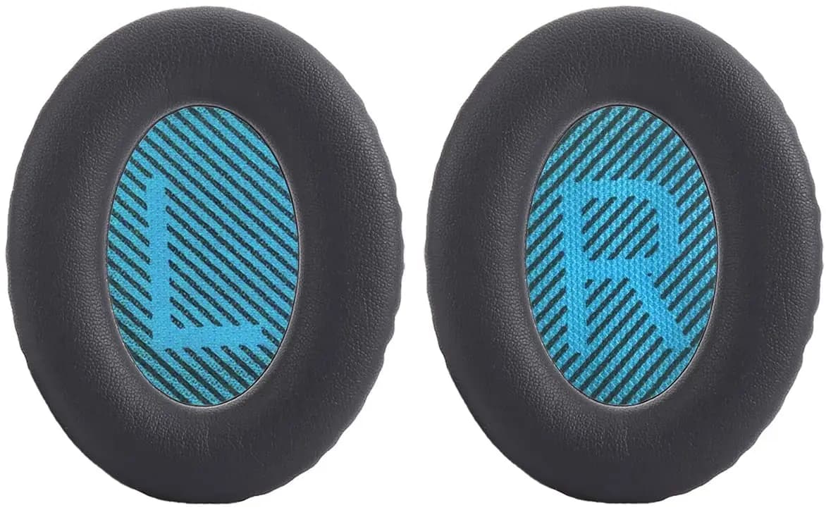 Coussinets d'oreille pour écouteurs Bose SoundLink, oreillettes 2. Complet avec des écritures de couleur et de forme correctes avec lettrage «l et r»