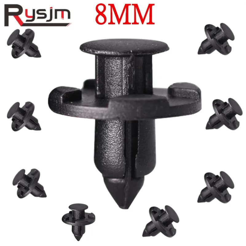 Clips de retenue de rivets de fixation automatique de 8mm, 10 pièces/20 pièces, adaptés à Nissan x-trail Juke Qashqai Micra Tiida Leaf adapté pour Subaru Forester