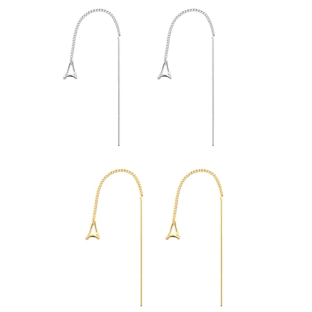 ANDYWEN – boucles d'oreilles en argent Sterling 925 pour femmes, longueur de chaîne 70mm, Clips, bijoux fins de mariage, nouvelle collection