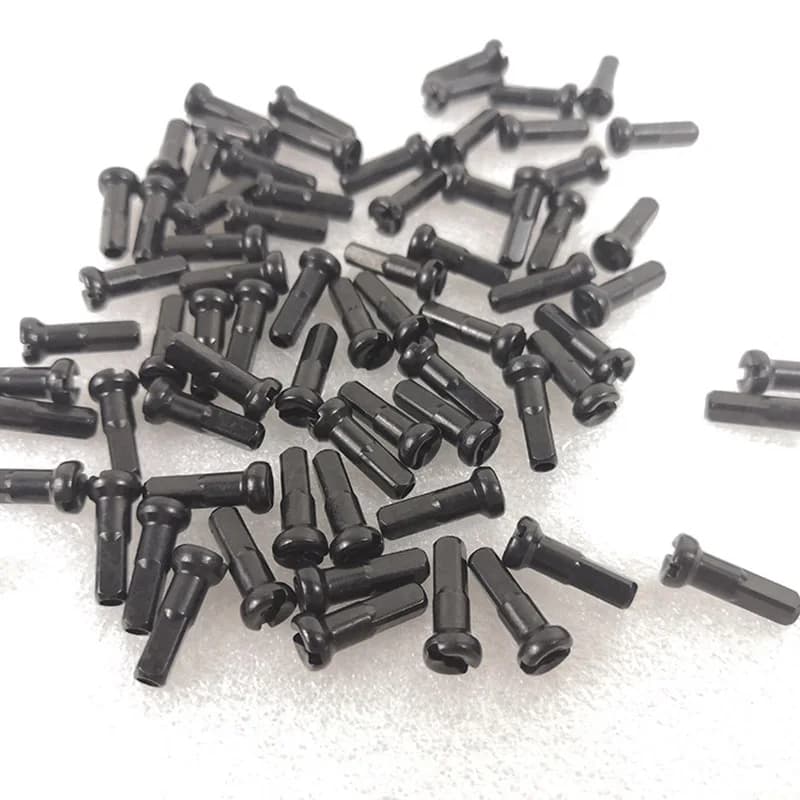 Pilier PB14 rond PB14H tête hexagonale tétines en laiton noir Gauge14 vtt DH FR AM 12mm 14mm 16mm pilier fort tétine à rayons CN