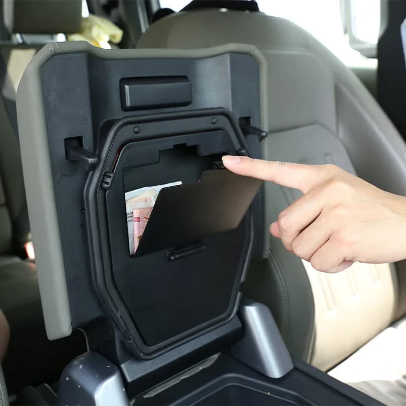 Boîte d'accoudoir de contrôle central de voiture en ABS, boîte de rangement cachée, boîte de rangement de confidentialité, accessoires de voiture, Land Rover Defender 110, 2020-2023