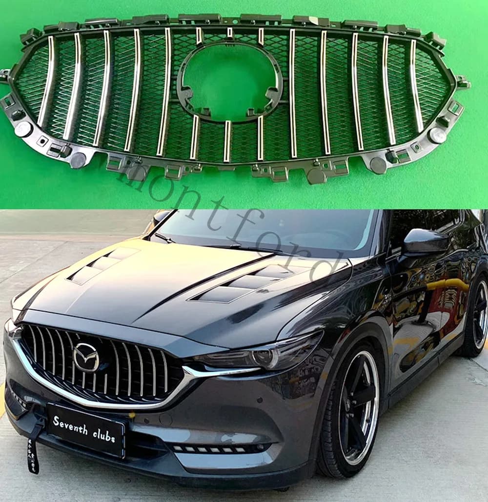 Cache-masque de pare-chocs en maille pour Mazda CX-5 CX5 CX8 CX-8 2017-2020 Accessoires extérieurs