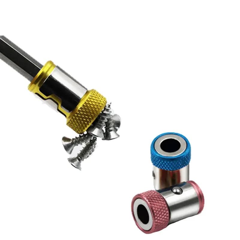 Porte-embout magnétique en alliage, aimant magnétique électrique, anneau puissant pour magnétiseur à tige de 6.35mm pour forets Phillip
