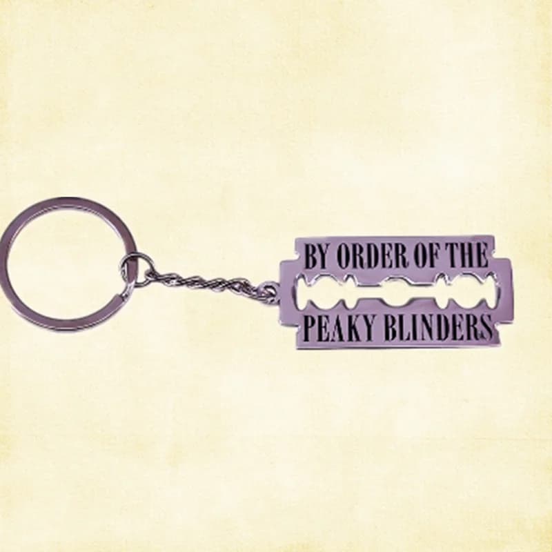 Peaky Blinders – porte-clés avec pendentif lame de rasoir, Thomas, Tommy, Shelby, cillan, mercury, famille