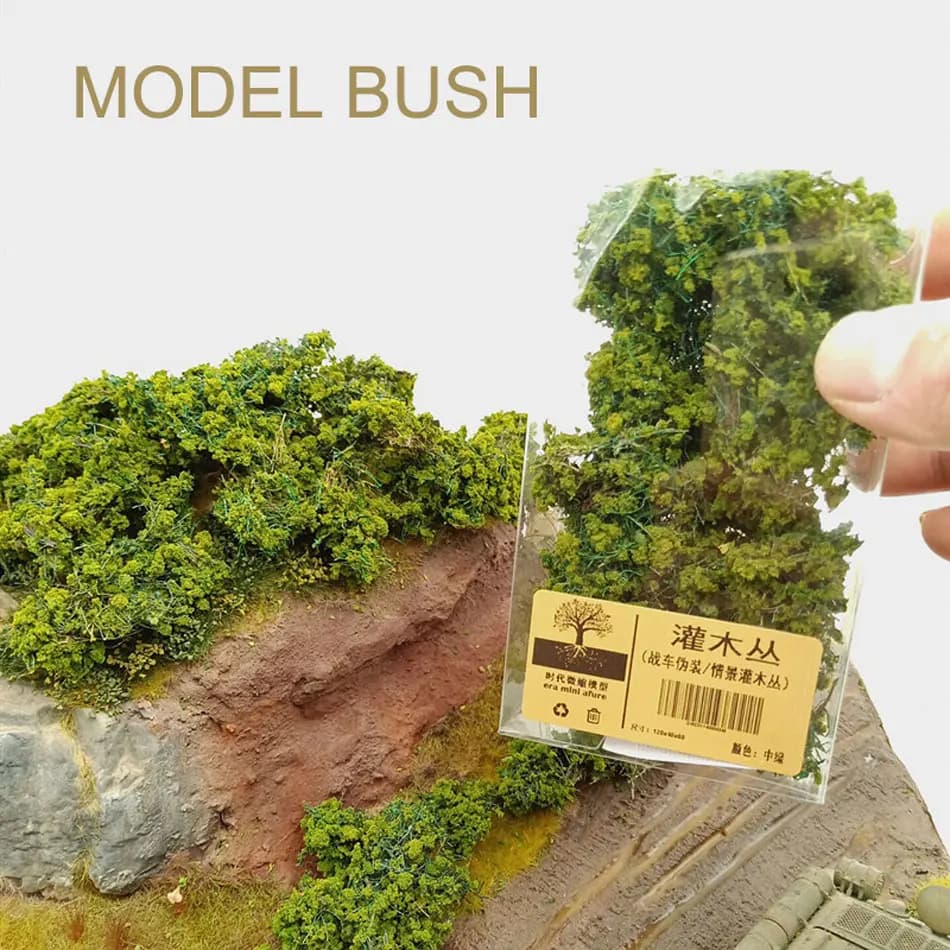 Douille Miniature bricolage fabrication de modèles Simulation scène militaire matériel Chariot filet de Camouflage aménagement de Train ferroviaire pour Diorama 1 boîte