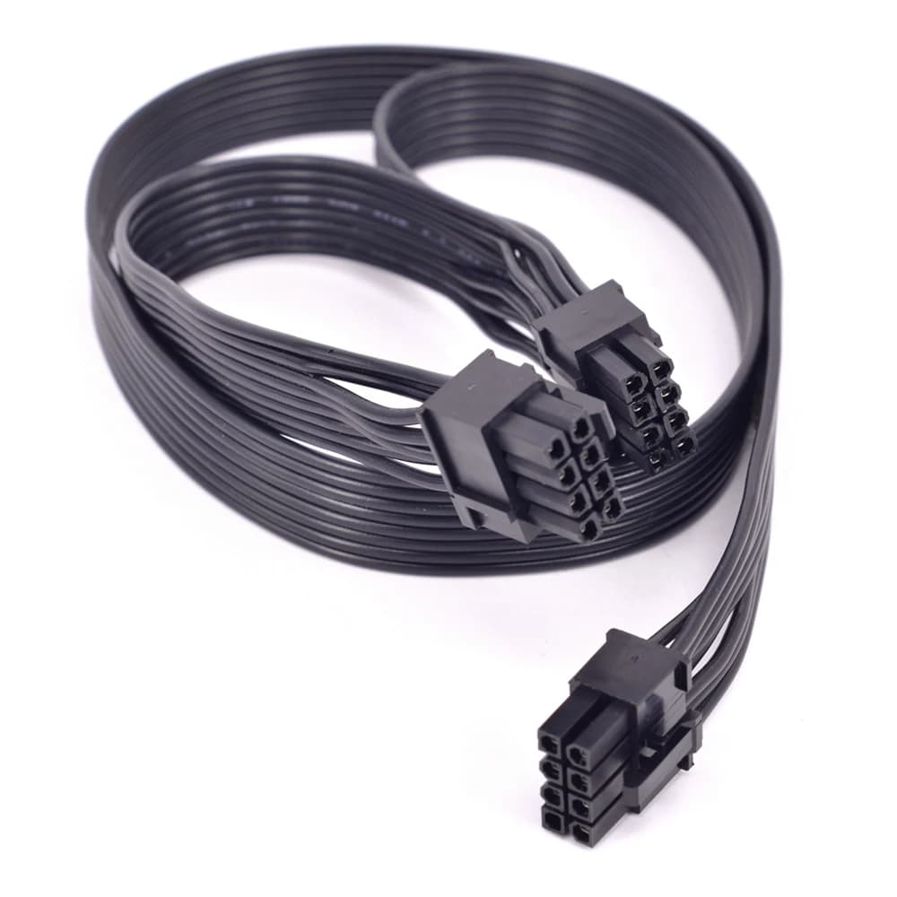 Câble d'alimentation PCI express 8 broches à double 6 + 2 broches, séparateur PCIe 8 broches à 2 broches pour Segotep KL-650W KL-750W KL-850W