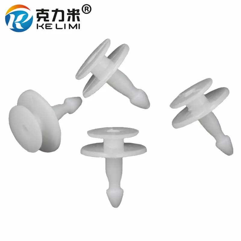 KE LI MI-Clips de Fixation Automobile en Nylon Blanc, Rivet de Retenue Fixe, Accessoires de Voiture pour KIT