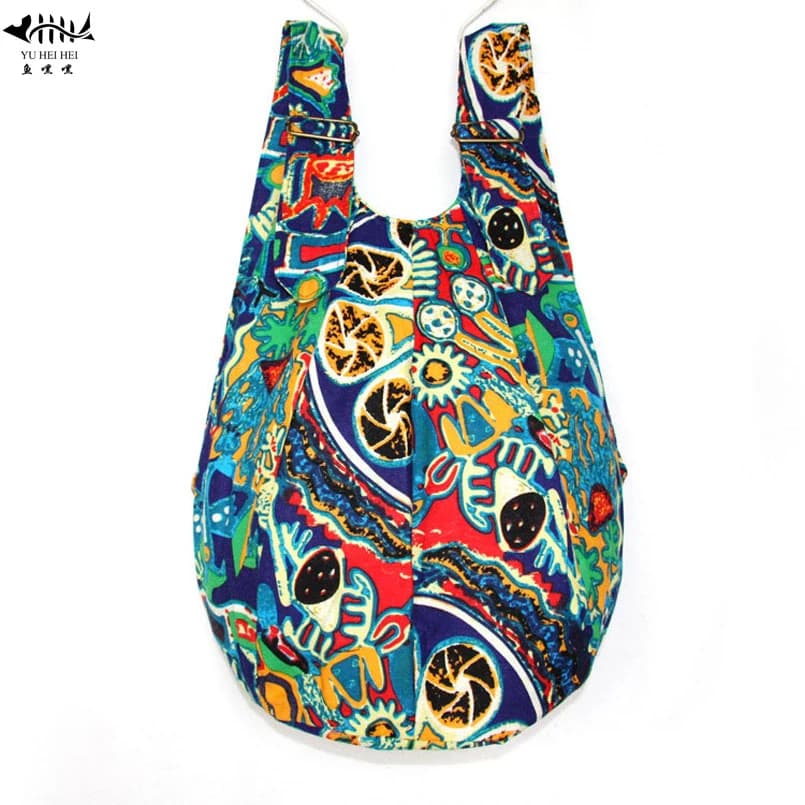 Sacs à dos bohèmes vintage pour femmes, sacs à main de nettoyage scolaire, sacs à dos de voyage, sac en toile de coton