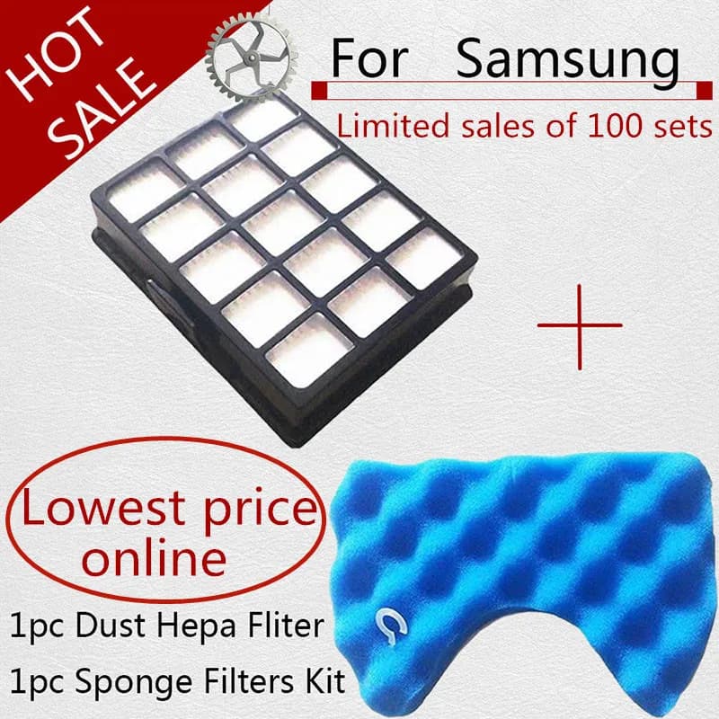 Pièces d'aspirateur Filtre à vide pour Samsung Filtre Hepa pour Samsung DJ97-00492A SC6520 SC6530/40/50/60/70 accessoires
