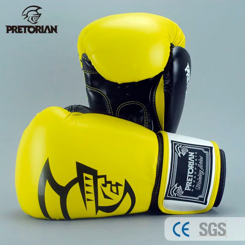 GANTS DE BOXE EN CUIR PU pour hommes et femmes, PRETORIAN TIWNS MUAY THAI, Boîte d'entraînement, 5 couleurs, 10-16 oz