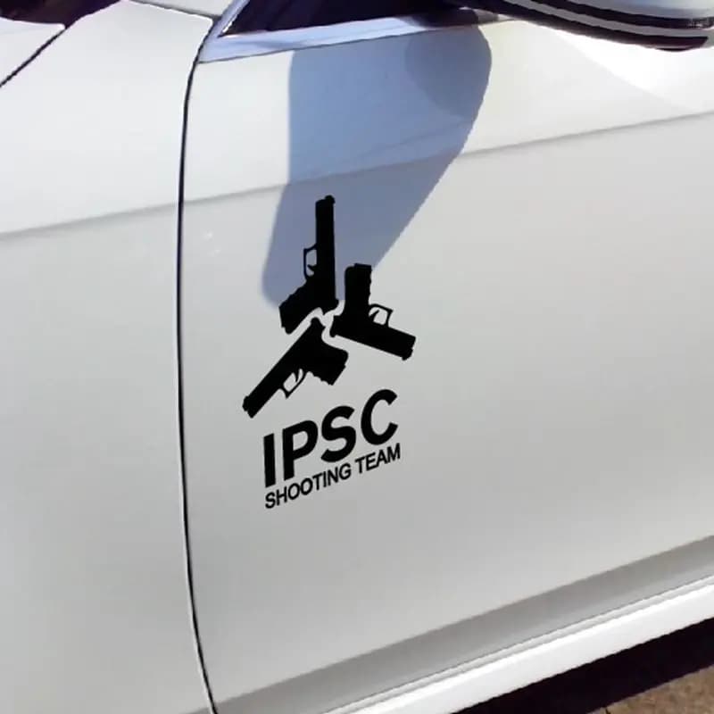Autocollants de voiture en vinyle pour pistolet Ipsc, pour camions, SUV, décoration de carrosserie
