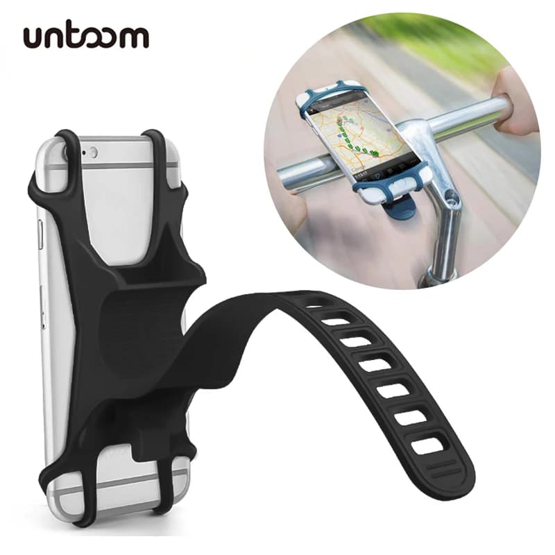Support universel pour téléphone de vélo en silicone, support de téléphone portable pour guidon de vélo pour iPhone 16 17 Pro Max Plus Samsung Xiaomi