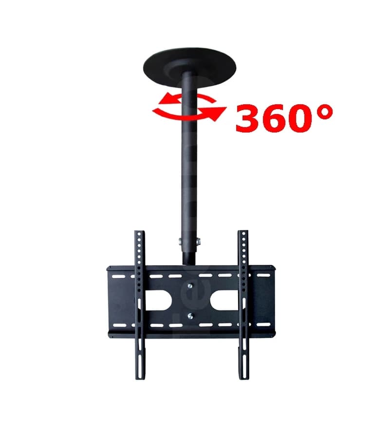 Support TV au plafond réglable, support de moniteur LCD LED, VESA maximale 400x400mm, charge 25kg, 60-360mm, recommandé, 2000, 37 "-50"