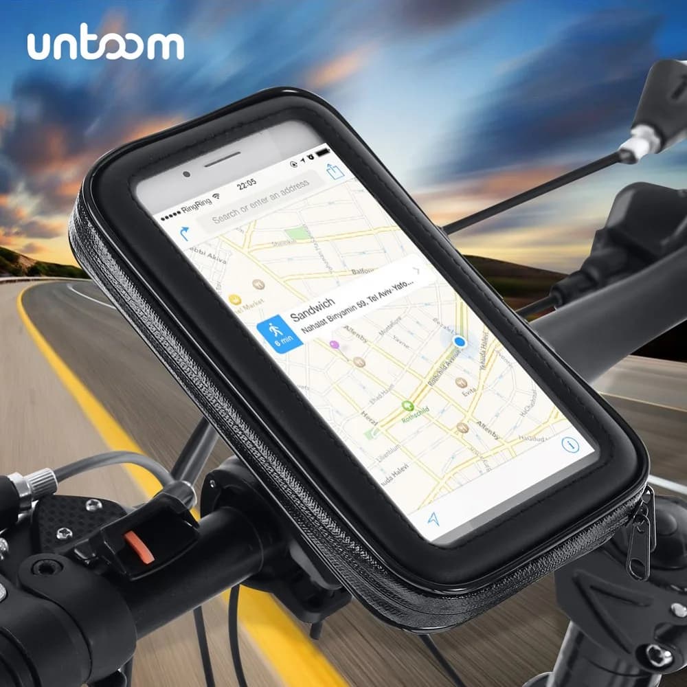 Support de téléphone portable étanche pour vélo, sacoche de guidon de moto pour iPhone 16 17 Pro Max, support de téléphone pour vélo pour Samsung Xiaomi