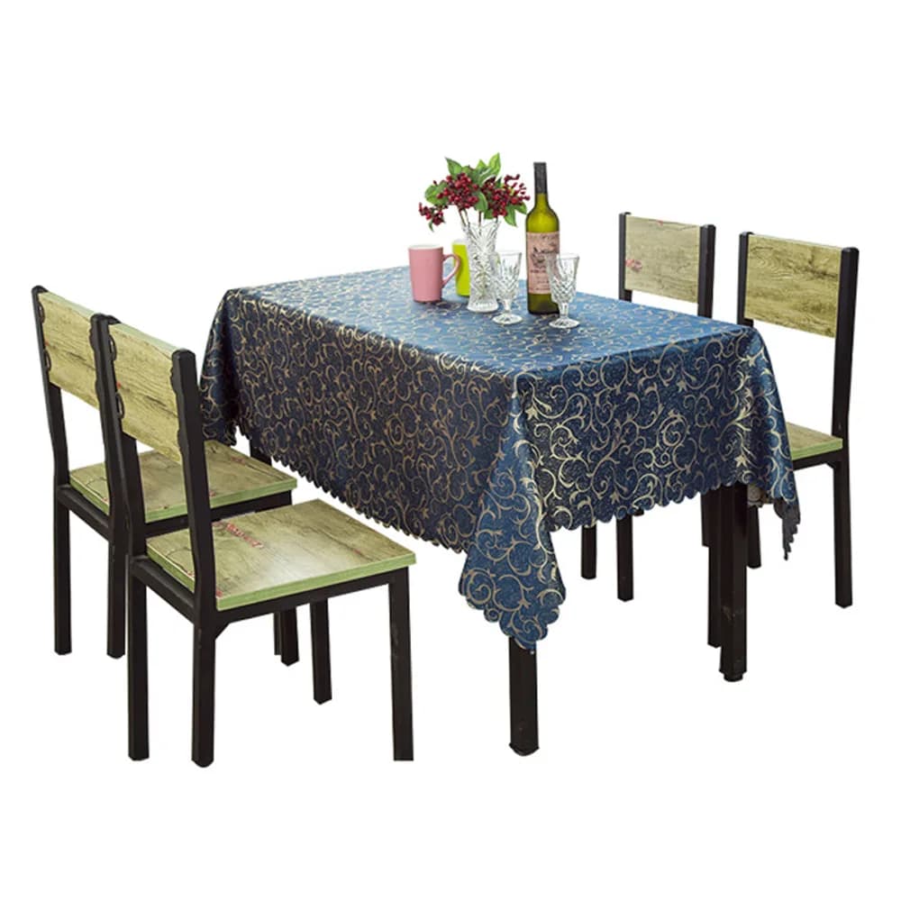 Nappe carrée brodée de cuir chevelu doré, couverture de table d'hôtel et de maison, décoration rigour, style européen de luxe, haute qualité, 180x180cm