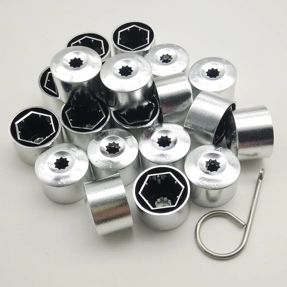 Capuchons de boulons de roue de voiture, couvercle de vis, Volkswagen VW POLO Tiguan Passat B5 Gods B7 Golf 4 5 6 7 MK6 Jetta MK5 Bora Touran, 20 pièces