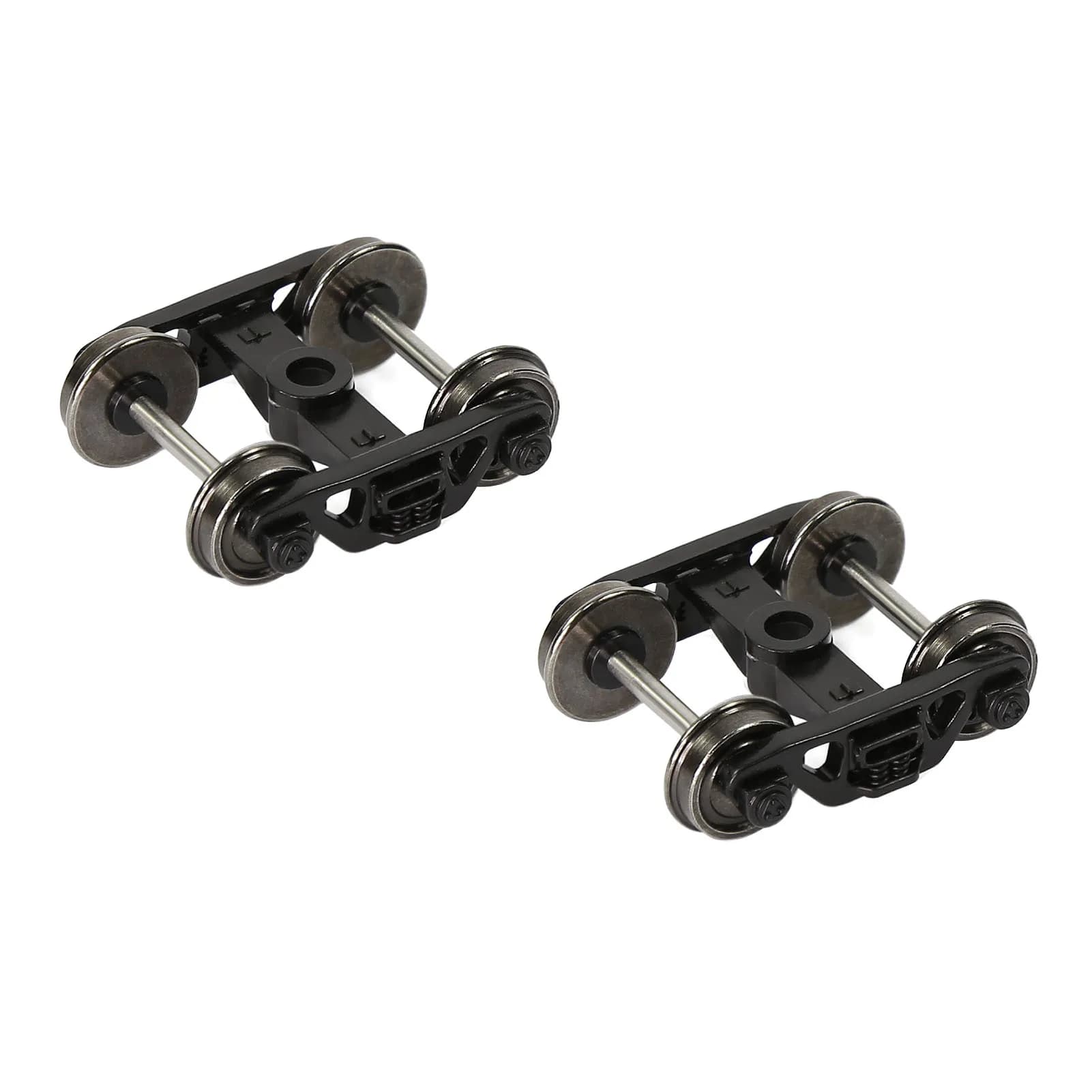 Evemodel-Camion à roulement à rouleaux avec jeu de roues en métal DC 33 ", échelle 00, 4 ressorts, 30 87, 2 pièces