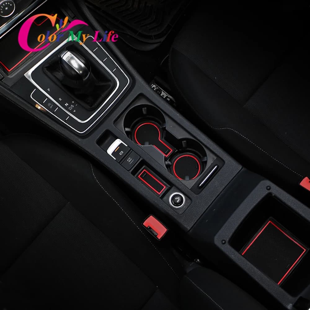 Polymères coordonnants pour portières de voiture, pour Volkswagen VW Golf 7 7.5 MK7 MKPir2013-2019, en silicone