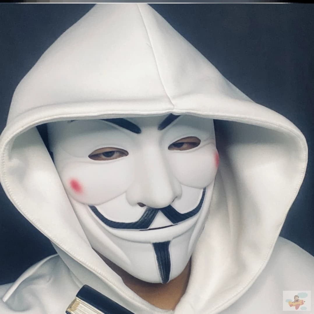 Masques d'Halloween V pour masque Vendetta Anonyme Guy Fawkes, cadeau de fête d'Halloween pour adultes et enfants, masque à thème de Film, Costume de Cosplay, 1 pièce