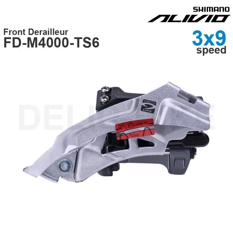 Dérailleur avant SHIMANO ALIVIO ALTUS 3x9 vitesses - Oscillation haut/bas FD-M371 FD-M370 FD-M4000-TS FD-M4000-DS FD-M2000 Pièces d'origine
