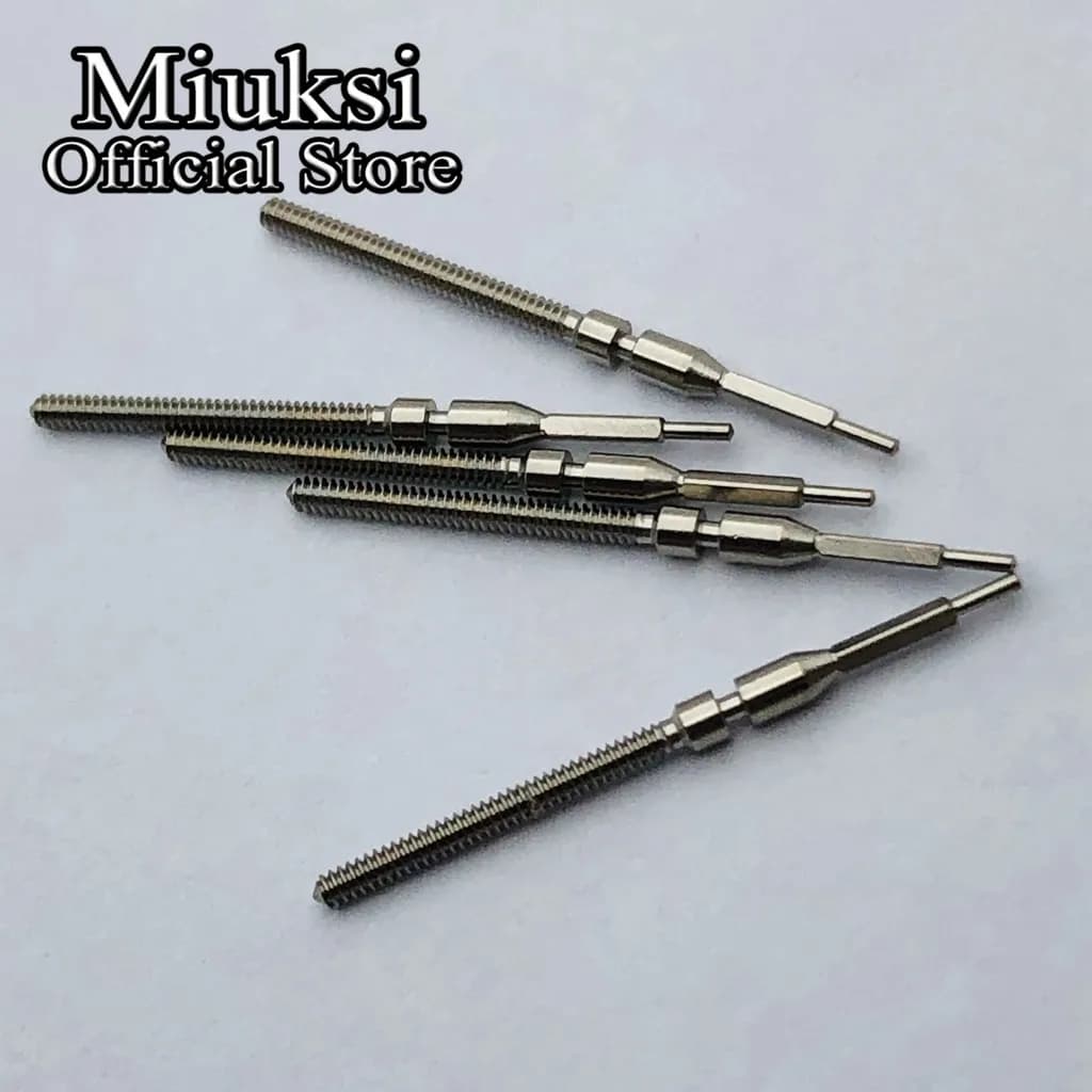 Kit de couronne en acier inoxydable Miuksi, tige d'enroulement de mouvement Miyota 8200 8205 8215 821A