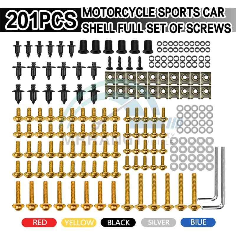 Kit de boulons de carénage, vis, pour Honda CB650R CB500R CBR300R CBR500R CBR600RR CBR900RR CBR1000RR CRF1000L CBR600 F2 F3 F4i F5