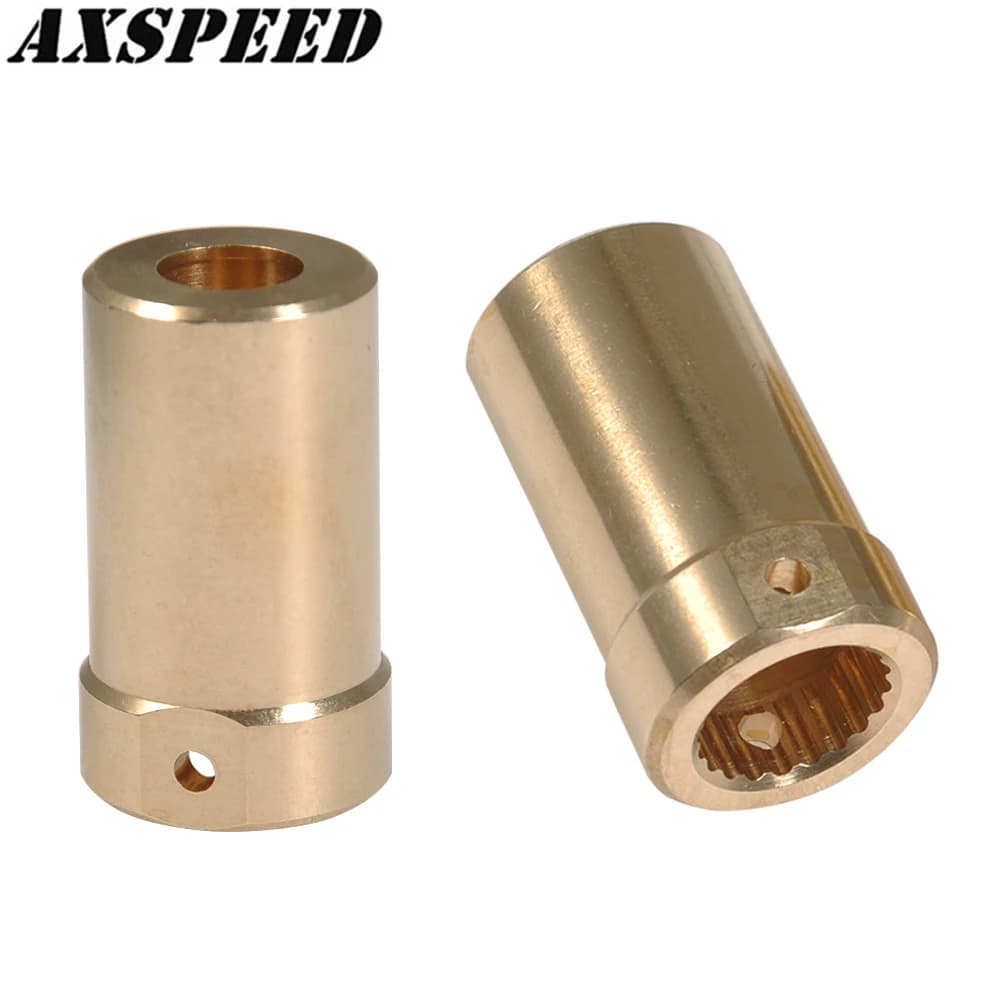AXSPEED – adaptateurs d'essieu arrière en laiton, contrepoids pour Wraith 90018 AXIAL 1:10, pièces de mise à niveau, 2 pièces