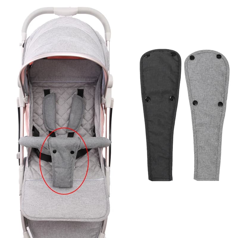 Harnais de protection antidérapant pour poussette de bébé, accessoires de couverture de ceinture avant pour bébé, tissu en coton de haute qualité