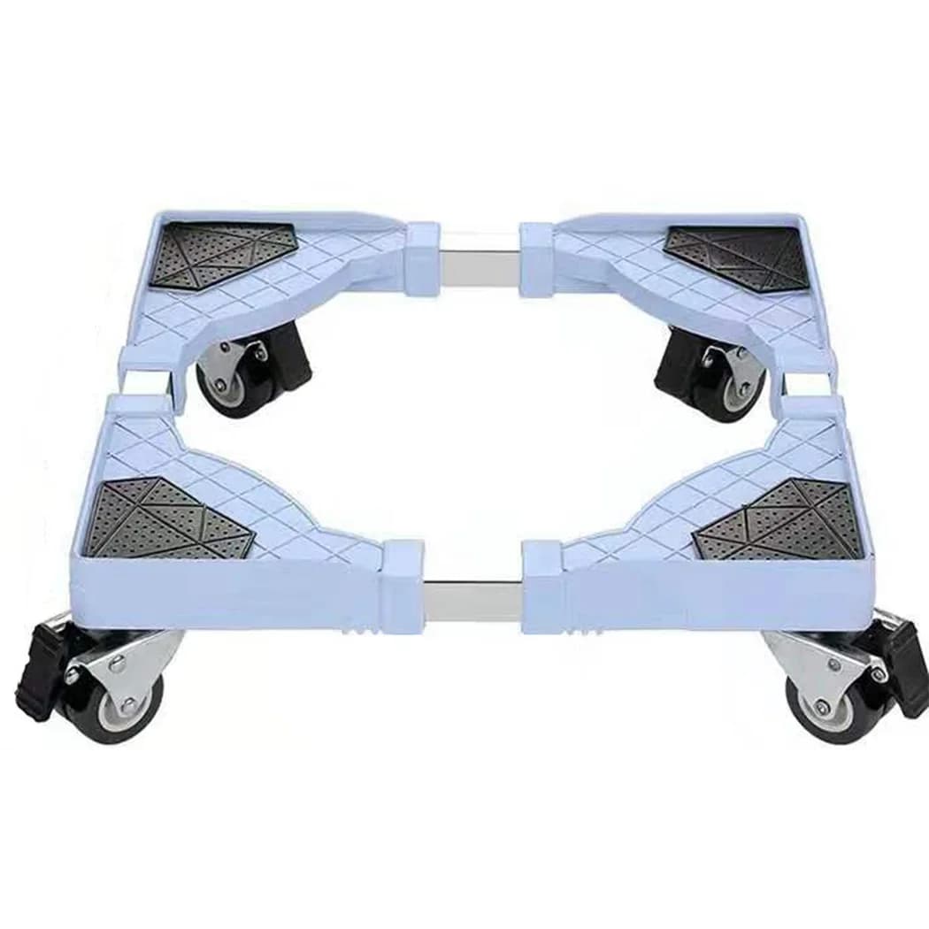 Rouleau mobile pour réfrigérateur, socle de machine à laver, support de base mobile, roues de verrouillage, sèche-linge, cuisinières