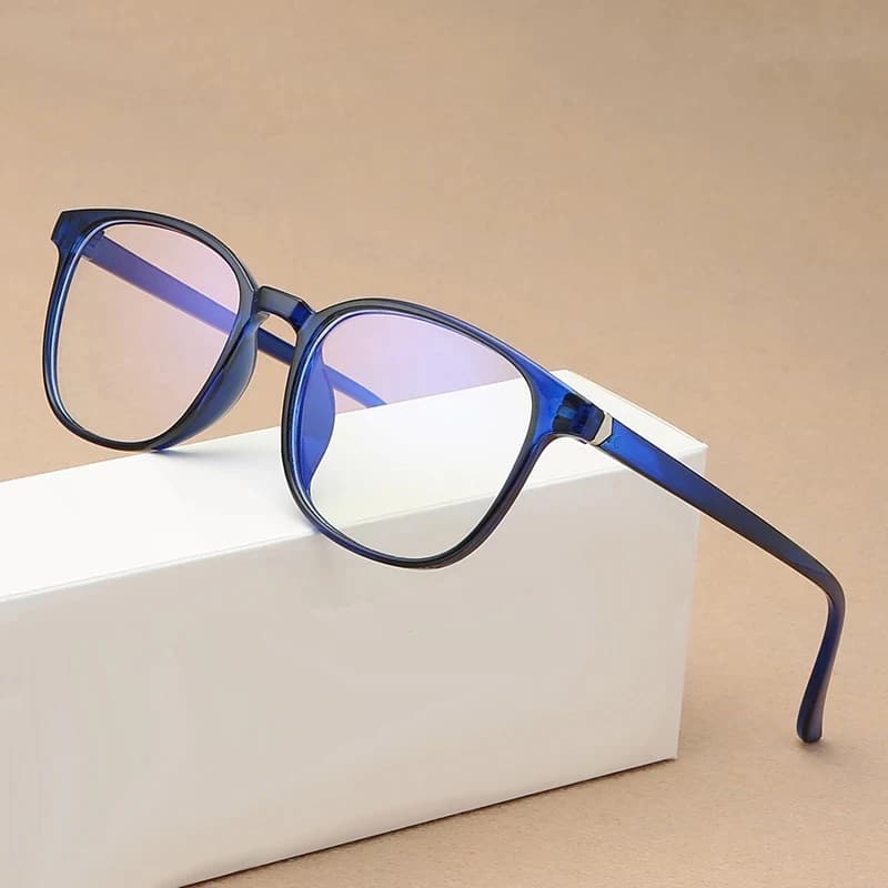 Monture de lunettes rétro RMM pour hommes, monture de lunettes de vue tendance pour femmes, anti-lumière bleue, transparente, rose, en plastique
