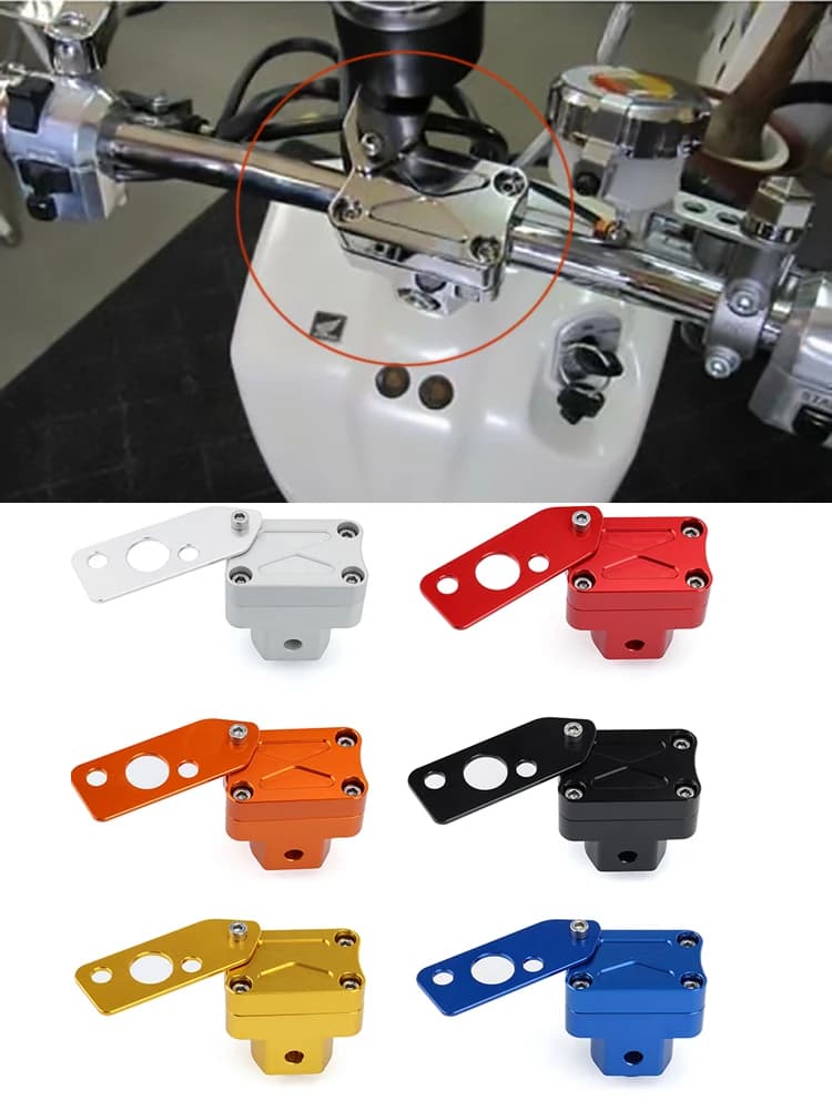 Support de Guidon de Moto en Aluminium pour Honda Ruckus Zoomer Scooter NPS50 2003-2012, Pièces d'Accessoires