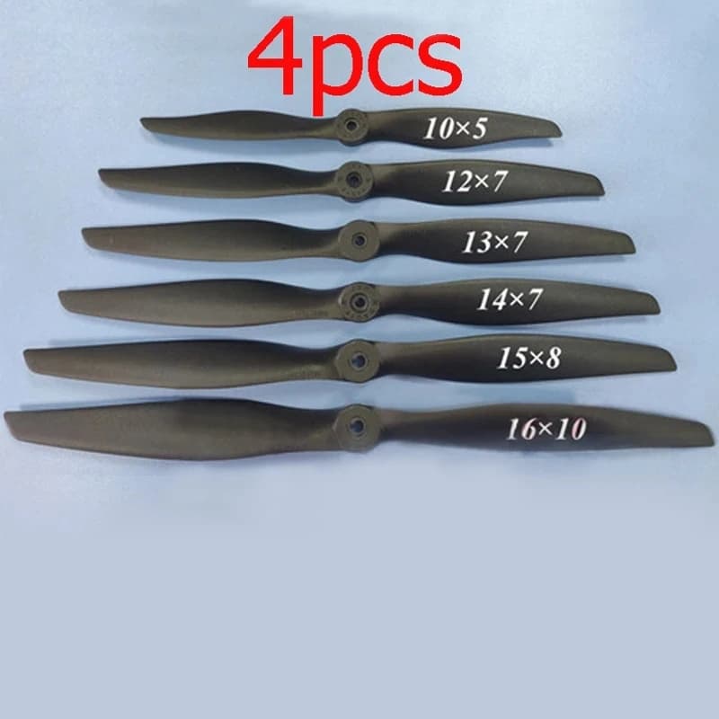 Hélice à moteur à entraînement Direct, 4 pièces, 1050 – 1610, hélice à pales, 10x5/12x7/13x7/14x7/15x8/16x10