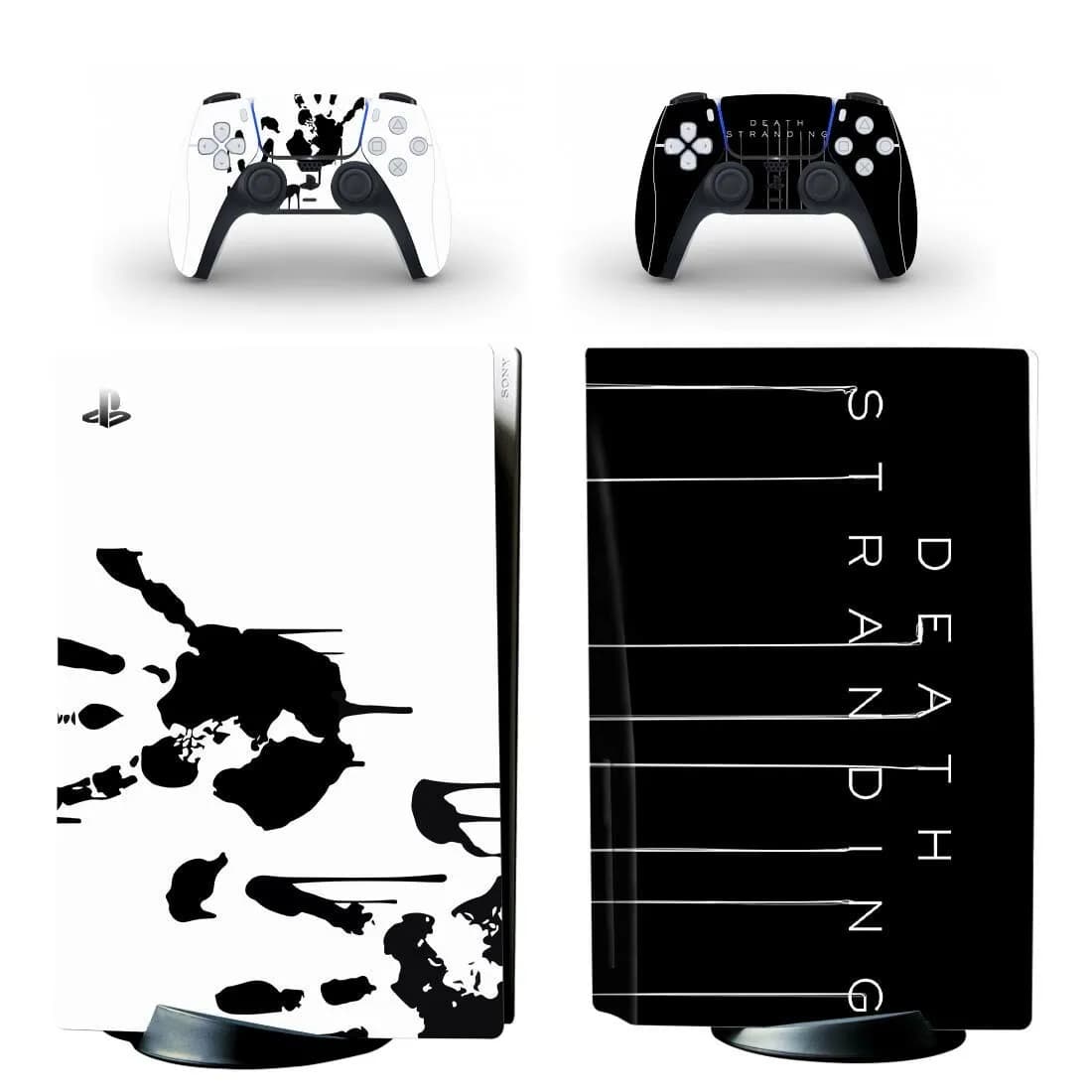 Death Stranding PS5 disque Standard peau autocollant couverture pour Console et 2 contrôleurs PS5 disque peau vinyle