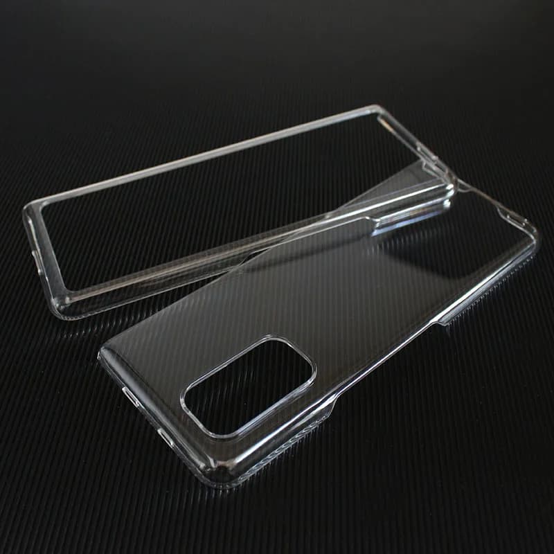 Étui de protection pour appareil photo Xiaomi Mi Mix, 5G, 8.01 pouces, PC dur, Ultra-mince, transparent, en plastique dur, bricolage, couverture complète