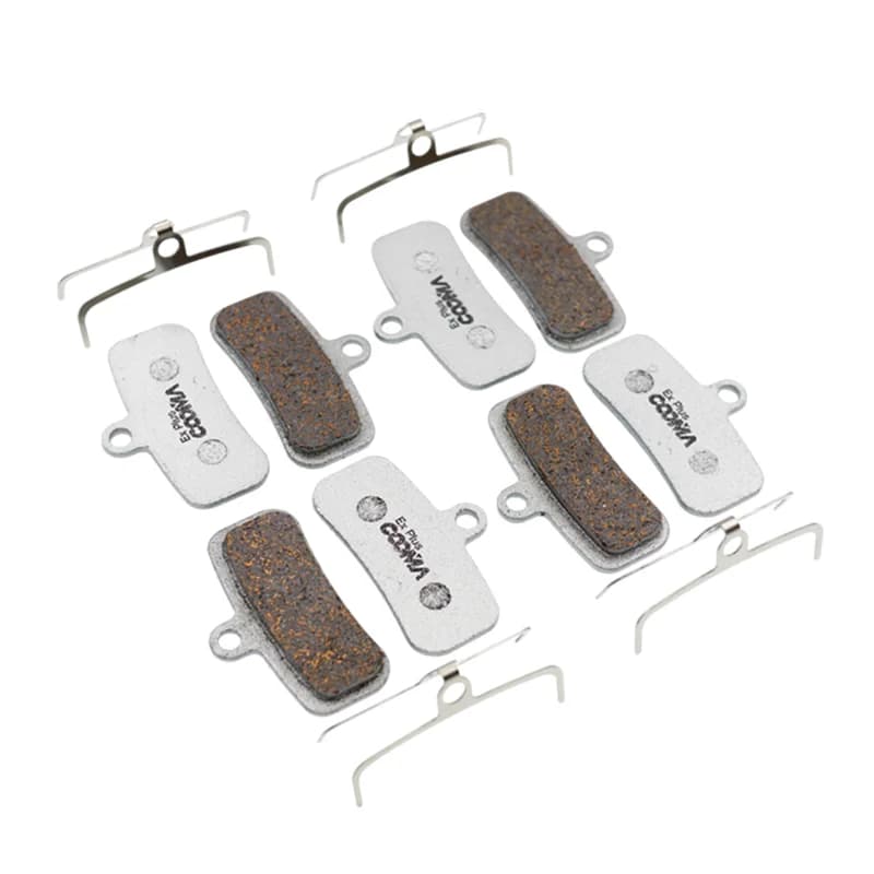 4 paires de plaquettes de frein à disque de vélo Ex Plus pour SHIMANO XTR, DEORE XT, SLX, DEORE, SAINT, ZEE, support en alliage d'aluminium
