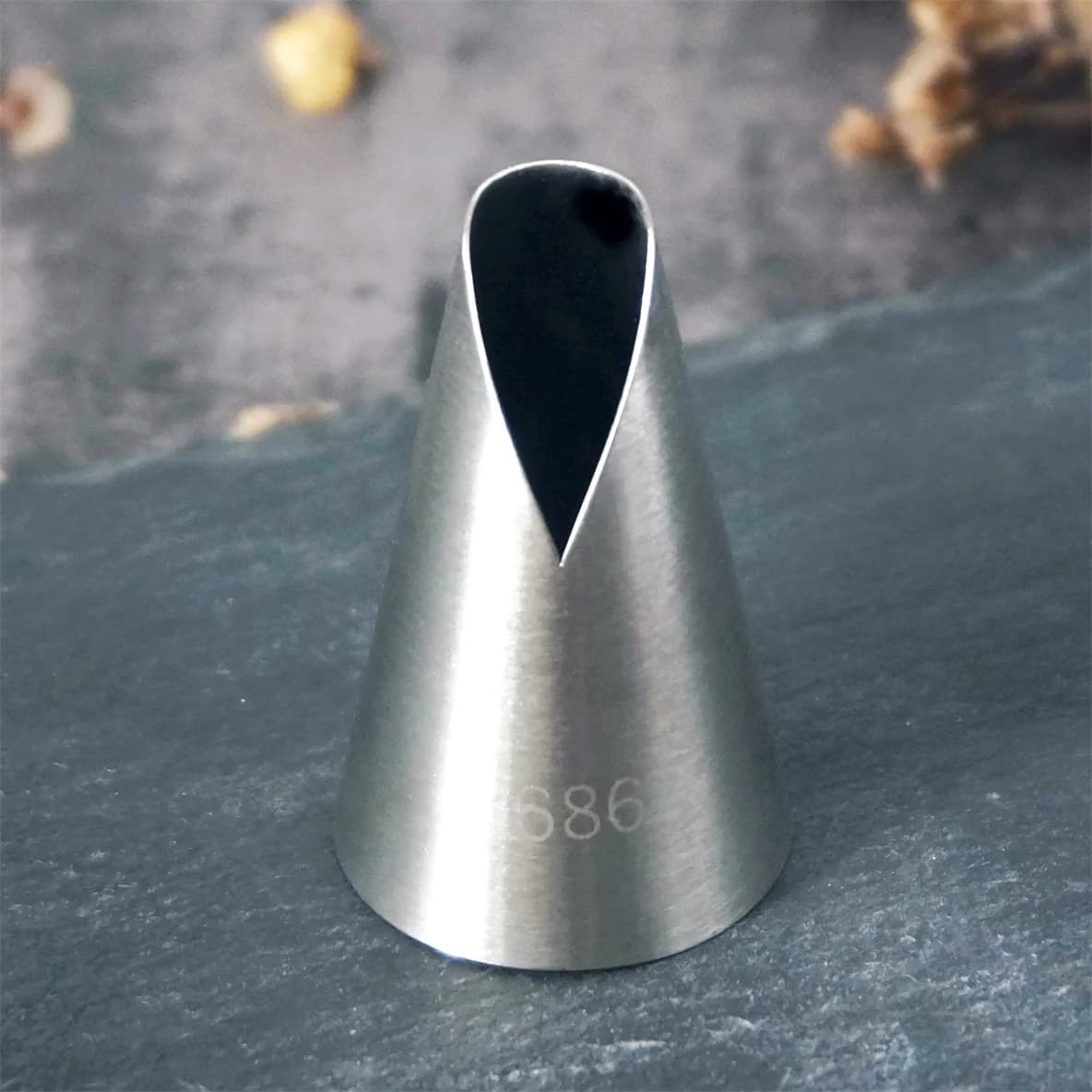 Grandes buses de glaçage en métal pour décoration de gâteau, ustensiles de cuisine en acier inoxydable pour crème, Chi, #686