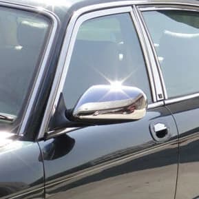 Coques de rétroviseurs chromés, capuchons de rétroviseurs latéraux de porte pour Jun XJ, X300, X308, XK, XK8, XKR, X100, 1995-2003
