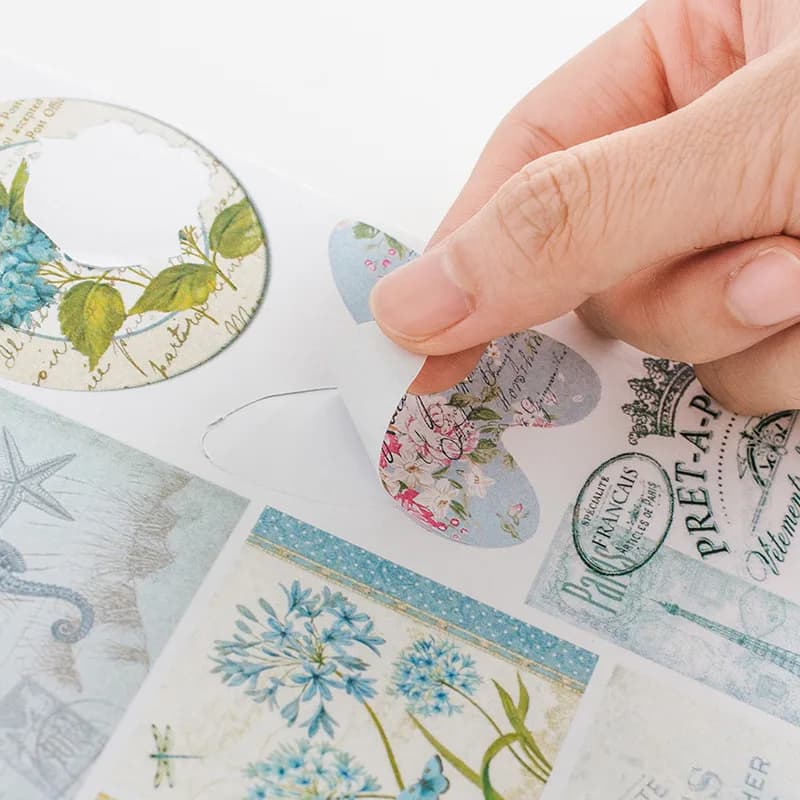 Fromthenon-Autocollants pour Journal Ins, Série Vie, Mignon, Livre, Étiquette, Licence, Journal, Scrapbooking, Bricolage, Papeterie Décorative