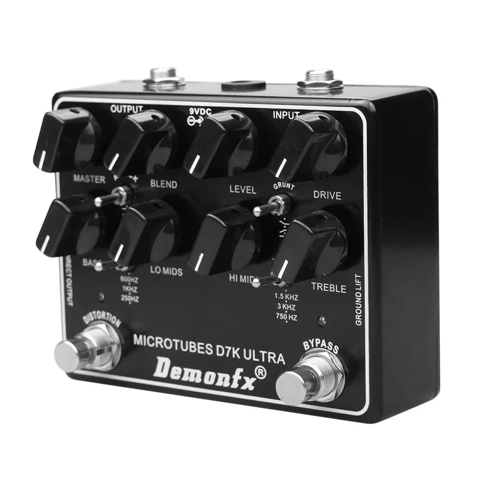 Pédale de préampli basse DemonFX Ultra V2, pédale d'effet basse de haute qualité pour guitaristes et musiciens