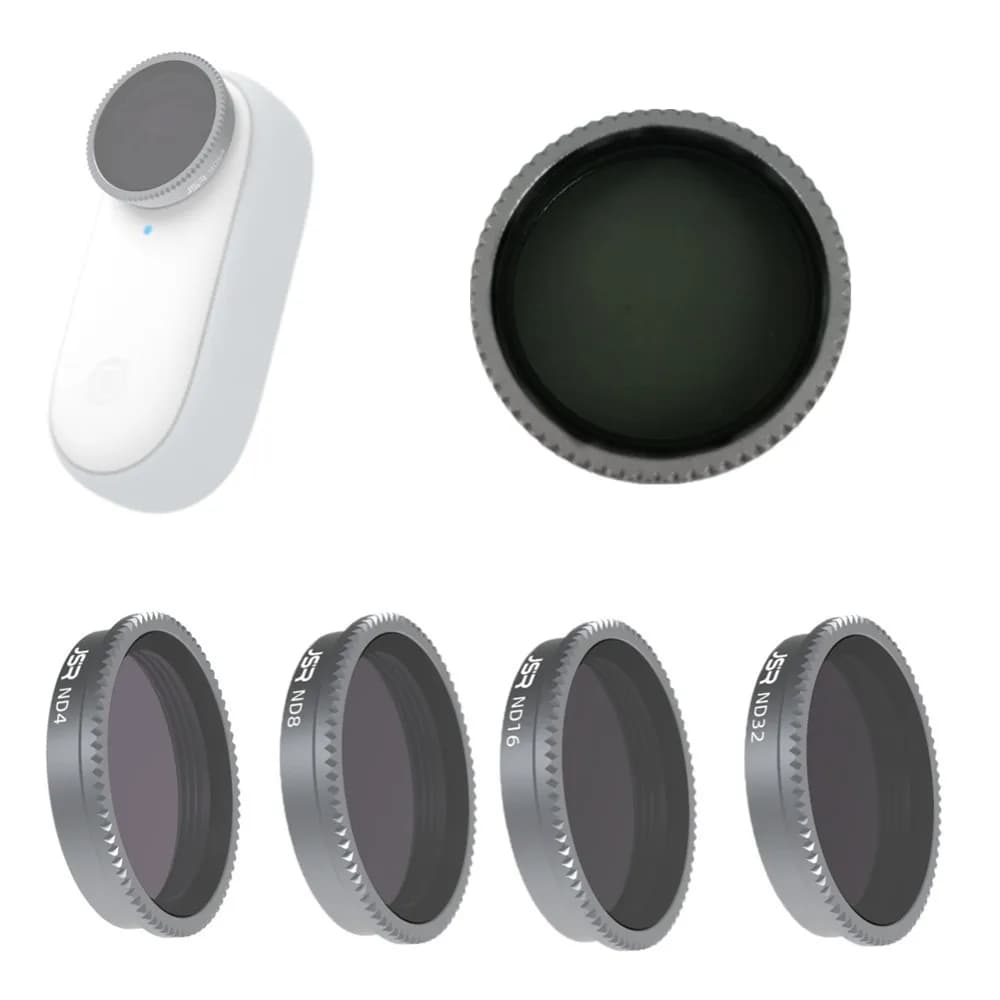 Verre ND4 ND8 ND16 ND32 ND64 ND, filtre d'objectif, protecteur de densité neutre pour caméra d'action Insta360 GO 2 GO2 GO3
