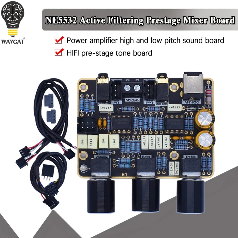 Carte de modulation officielle NE5532, filtre à bande active, amplificateur de puissance, préétage HiFi, prémodule à usage général, double amplificateur